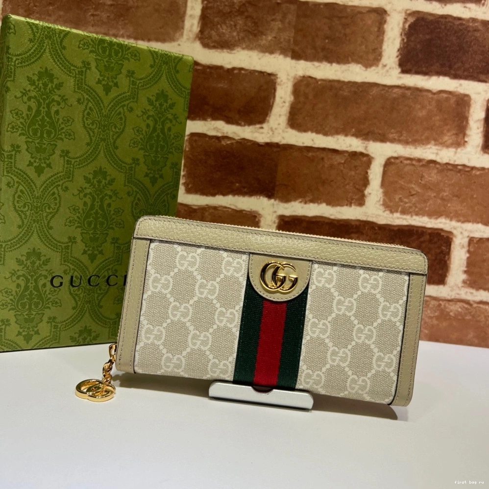 Firstbag ru around GG zip Ophidia Gucci wallet 0814